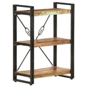 Comparateur de prix : vidaXL Bibliothèque à 3 niveaux 60x30x80cm Bois de récupération massif