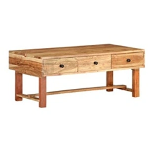 vidaXL Table basse 100x50x40 cm Bois d'acacia massif pas cher
