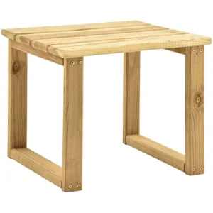Comparateur de prix : vidaXL Table de transat 30x30x26 cm Bois de pin imprégné