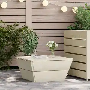 vidaXL Table de jardin 60x60x30 cm Bois d'épicéa imprégné pas cher