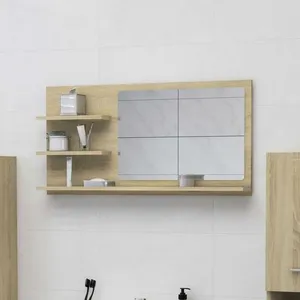Comparateur de prix : vidaXL Miroir de salle de bain Chêne sonoma 90x10,5x45 cm