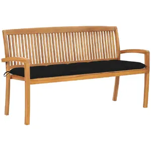 vidaXL Banc Empilable Teck pas cher