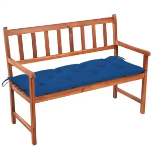 Banc De Jardin Avec Coussin 120 Cm Bois D'Acacia Massif Vidaxl pas cher