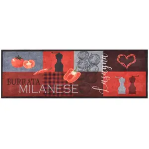 Comparateur de prix : vidaXL Tapis de cuisine lavable Tomates 60x300 cm