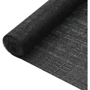 vidaXL Filet brise-vue Noir 3,6x25 m PEHD 75 g/m²