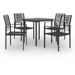 vidaXL Ensemble de salle à manger de jardin 5 pcs pas cher