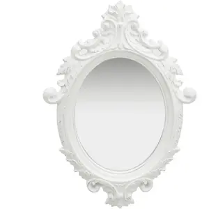 Comparateur de prix : vidaXL Miroir mural style château 56x76 cm Blanc