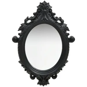 Comparateur de prix : vidaXL Miroir mural style château 56x76 cm Noir