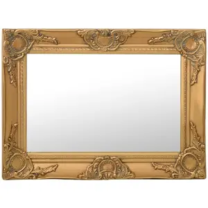 vidaXL Miroir mural style baroque 60x40 cm Doré