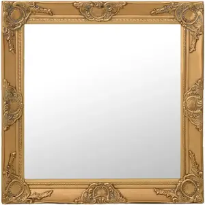 vidaXL Miroir mural style baroque 60x60 cm Doré