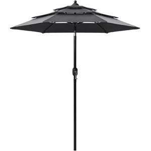 Comparateur de prix : vidaXL Rideaux occultants Aspect lin avec oeillets 2 pcs Gris 140x225cm