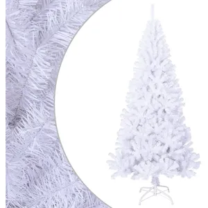 Comparateur de prix : vidaXL Arbre de Noël artificiel avec branches épaisses blanc 180cm PVC