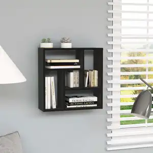 vidaXL Étagère murale Noir 45,1x16x45,1 cm Bois d’ingénierieVendu parvidaxl
