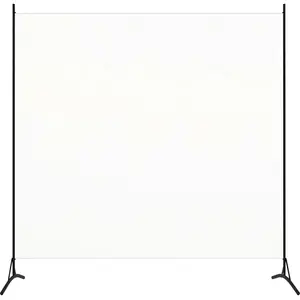 Comparateur de prix : vidaXL Cloison de séparation blanc 175x180 cm tissu