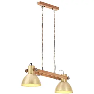 Comparateur de prix : vidaXL Lampe suspendue industrielle 25 W Laiton 109 cm E27
