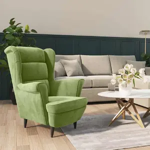 Comparateur de prix : vidaXL Fauteuil vert clair velours