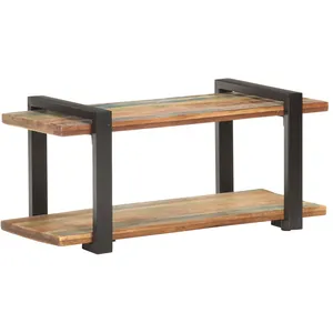 vidaXL Meuble TV 90x40x40 cm Bois de récupération massif pas cher