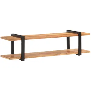 vidaXL Meuble TV 160x40x40 cm Bois d'acacia massif pas cher