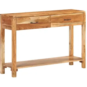 vidaXL Buffet 110x30x75 cm Bois d'acacia massif pas cher