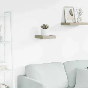 vidaXL Étagère flottante murale chêne 23x23,5x3,8 cm MDF pas cher