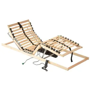 Comparateur de prix : vidaXL Sommier à lattes électrique avec 28 lattes 7 zones 100x200 cm