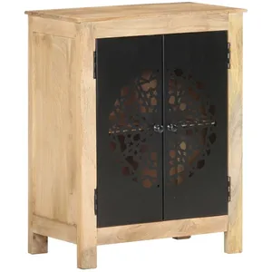 vidaXL Buffet 60x35x75 cm Bois de manguier massif pas cher