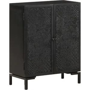 vidaXL Buffet 60x30x76 cm Bois de manguier massif pas cher