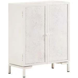 vidaXL Buffet 60x30x76 cm Bois de manguier massif pas cher