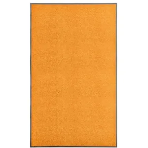 vidaXL Paillasson lavable Orange 90x150 cm pas cher