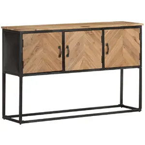 vidaXL Buffet 120x30x75 cm Bois d'acacia solide pas cher