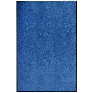 vidaXL Paillasson lavable Bleu 120x180 cm