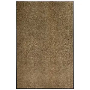 Comparateur de prix : vidaXL Paillasson lavable Marron 120x180 cm