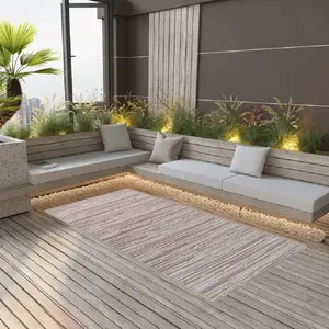 Comparateur de prix : Vidaxl - Tapis d'extérieur Marron 120x180 cm pp Marron