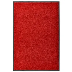 Comparateur de prix : vidaXL Paillasson lavable Rouge 60x90 cm