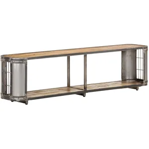 vidaXL Meuble TV 150x30x40 cm Bois massif de manguier pas cher