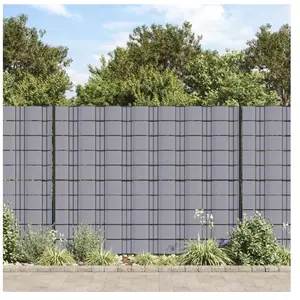 Comparateur de prix : vidaXL Écrans d'intimité de jardin 4 pcs PVC 35x0,19 m Gris clair mat