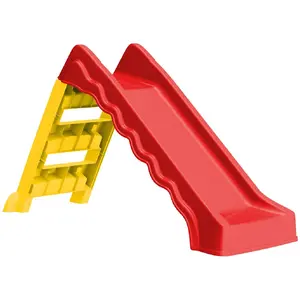 Comparateur de prix : vidaXL Toboggan pliable d'enfants Intérieur/Extérieur Rouge et jaune