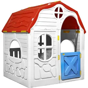 Comparateur de prix : vidaXL Aire de jeu pliable avec porte et fenêtres fonctionnelles