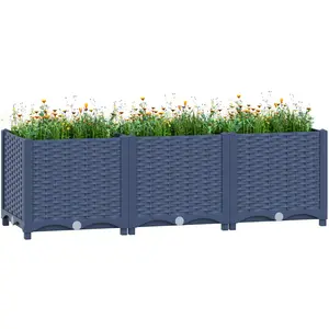 Comparateur de prix : vidaXL Lit surélevé 120x40x38 cm Polypropylène