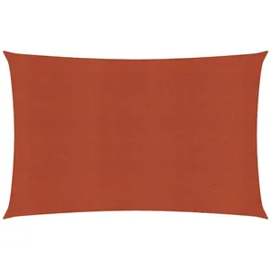 Comparateur de prix : vidaXL Voile d'ombrage 160 g/m² Terre cuite 4x5 m PEHD