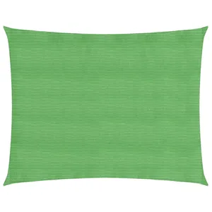 vidaXL Voile d'ombrage 160 g/m² Vert clair 4x5 m PEHD pas cher