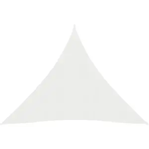 vidaXL Voile d'ombrage 160 g/m² Blanc 4,5x4,5x4,5 m PEHD pas cher