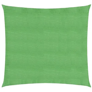 vidaXL Voile d'ombrage 160 g/m² Vert clair 5x5 m PEHD pas cher