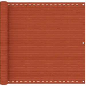 Comparateur de prix : vidaXL Écran de balcon Orange 90x500 cm PEHD