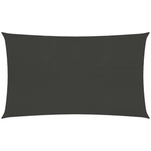 Comparateur de prix : vidaXL Voile d'ombrage 160 g/m² Anthracite 3x6 m PEHD