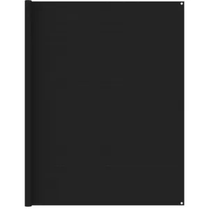 vidaXL Tapis de tente 250x550 cm Noir pas cher
