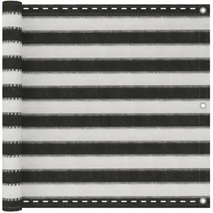 Comparateur de prix : vidaXL Écran de balcon PEHD 90x300 cm Anthracite et blanc