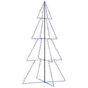 vidaXL Arbre de Noël Cône 360 LED d'Intérieur/d'Extérieur Sapin de Noë... pas cher