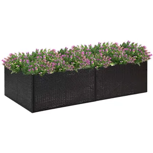 vidaXL Cadre de lit avec tête de lit Rose 140x190 cm Velours pas cher