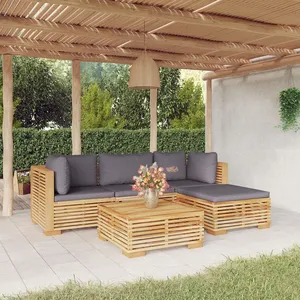vidaXL Sommier à lattes de lit avec matelas Gris 200x200 cm Similicuir pas cher